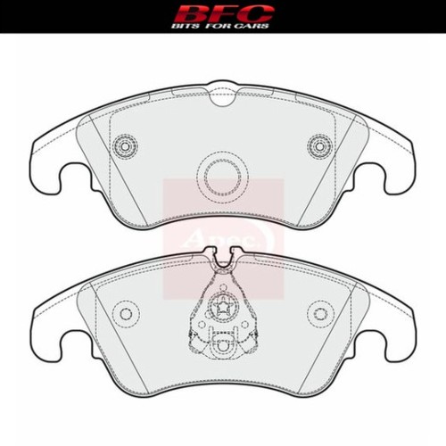 Front brake pads apec - front,