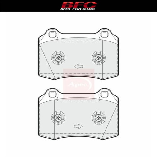 Front brake pads - brake, ford