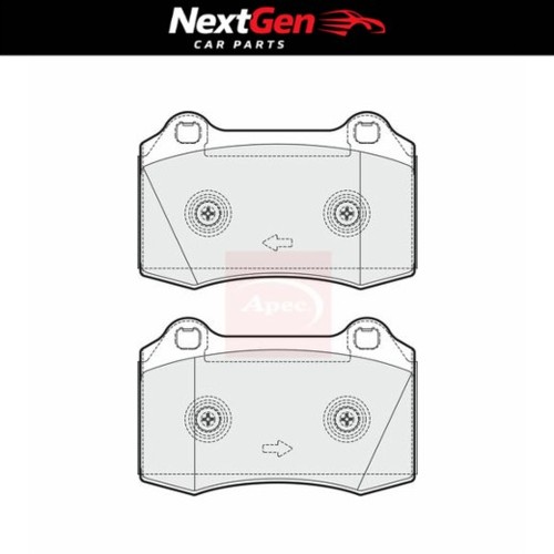 Front brake pads - pads, for