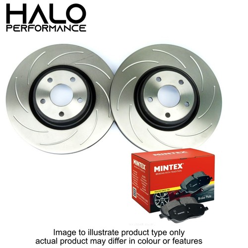 Rear grooved brake discs and - rear,