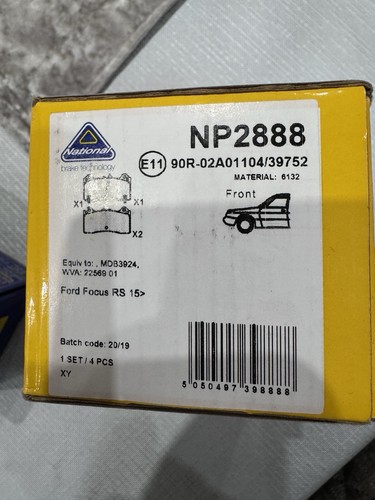 Brake pads for focus - brake,