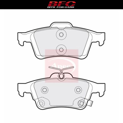 Rear brake pads apec - rear,