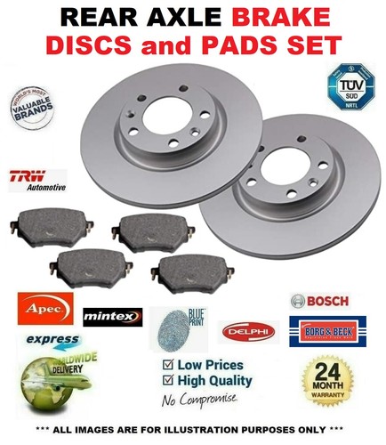 Rear axle brake - rear, discs