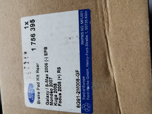 Genuine ford rear brake - genuine,